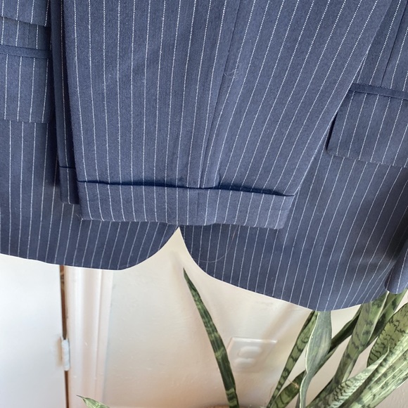 Billy Reid Made To Measure Navy Pinstripe Suit - Picture 5 of 5